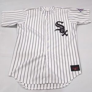 Chicago White Sox Baseball Rawlings Jersey Size Large Pinstripe